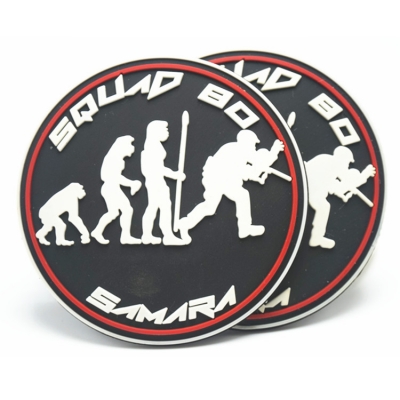 PVC patch for paintball ape man