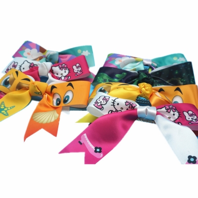 DIY ribbon bows with clip