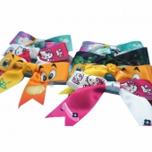 DIY ribbon bows with clip