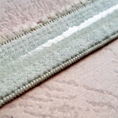 Silicone elastic webbing white