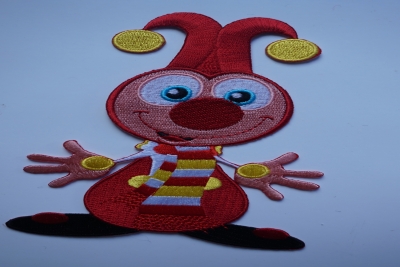 Embroidery patch Clown