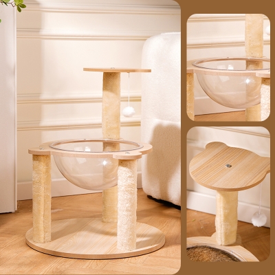 DutyMonket Cat Play Structure with Cat Scratching