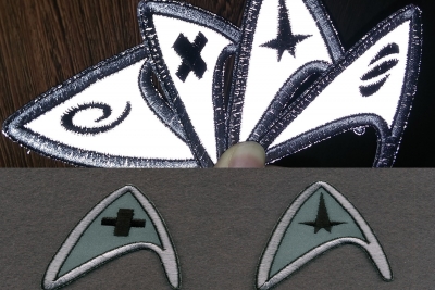 Embroidery patch with Reflective Fabric