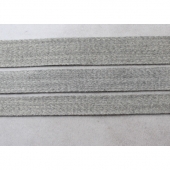 ECO-Friendly Natural Herringbone Grey Cotton Ribbon
