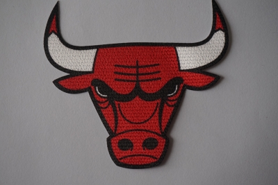 Flocking patch Bull
