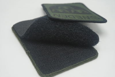 Army green Damask patches