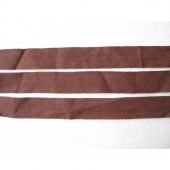 ECO-Friendly Natural Herringbone Brown Cotton Ribbon