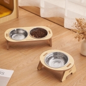 DutyMonket Cat Food Water Bowl Set of 2 Pet Food Bowl