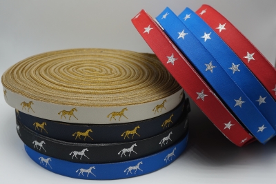 metallic ribbon